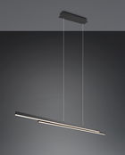 Lustra Odio, RL NOW, 110x8.5x150 cm, 22W, 1x SMD, metal, negru mat