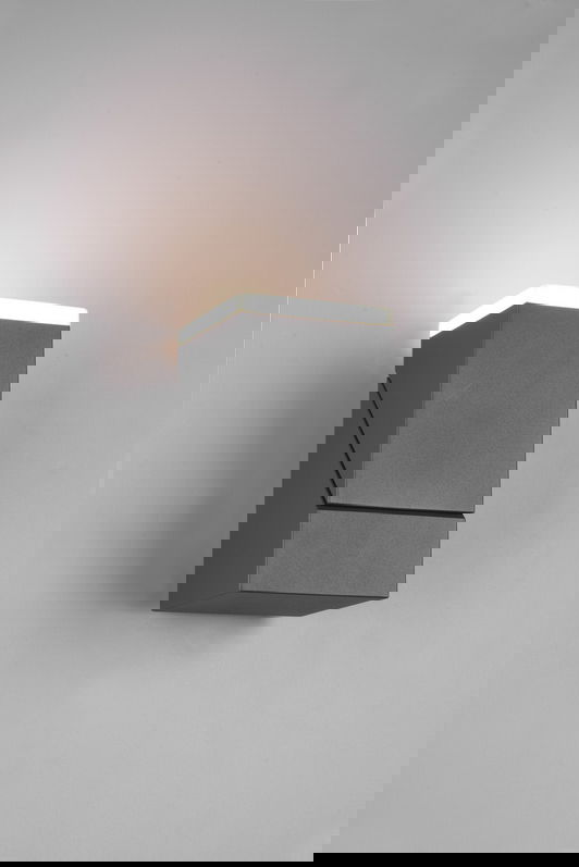 Aplica de perete pentru exterior Avon, TRIO, 9x10.5x16 cm, 7W, 1x SMD, aluminiu turnat/plastic, antracit