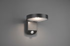 Aplica de perete pentru exterior Posadas, RL, 15x18.3x12 cm, 4.5W, 1x SMD, plastic, antracit