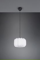 Lustra Madleine, RL, 25x150 cm, 10W, 1x E27, metal, negru mat/alb