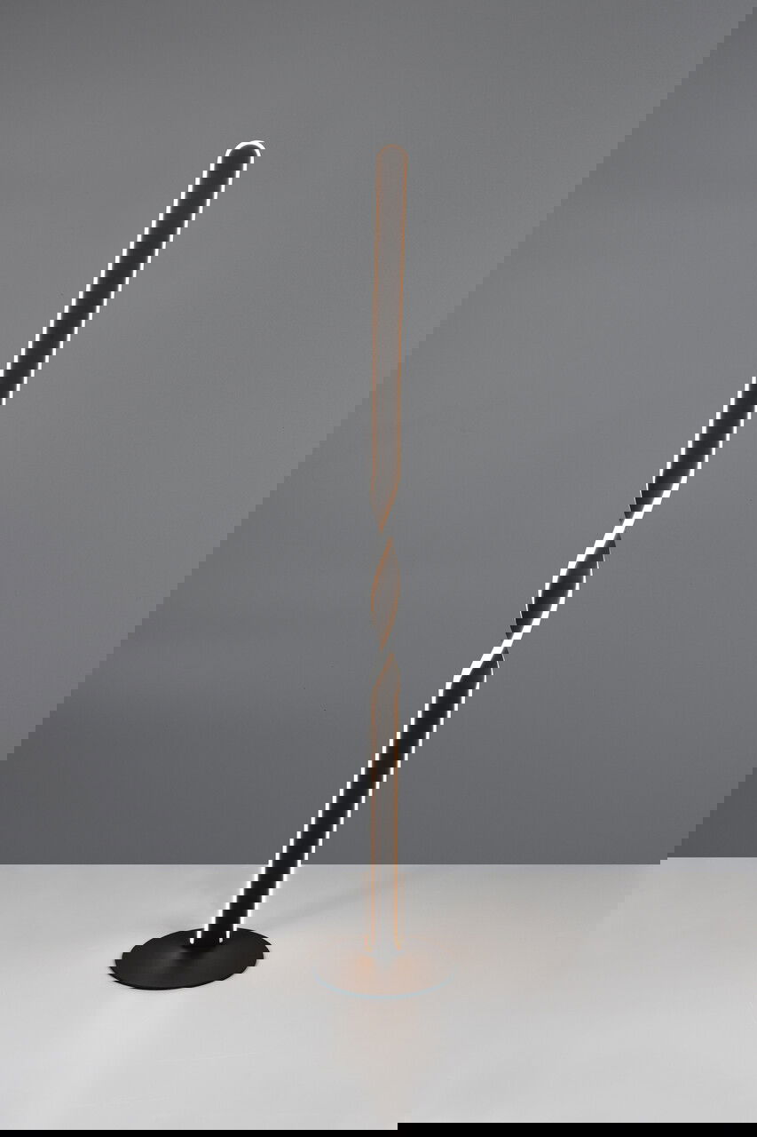 Lampadar Ginko, RL, 20x110 cm, 19W, 1x SMD, metal, negru mat