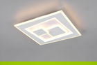 Plafoniera Degas, RL, 35.5x35.5x6.1 cm, 34W, 1x SMD, metal, alb mat