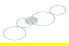Plafoniera Rondo, TRIO, 97x34.3x5.5 cm, 37W, 1x SMD, metal, alb mat
