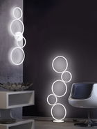 Lampadar Rondo, TRIO, 47x20x115 cm, 36W, 1x SMD, metal, alb mat