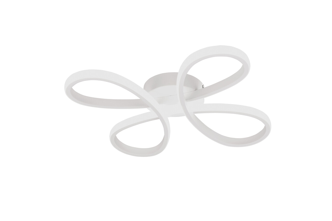 Plafoniera Fly, TRIO, 40x40x7.5 cm, 22W, 1x SMD, metal, alb mat