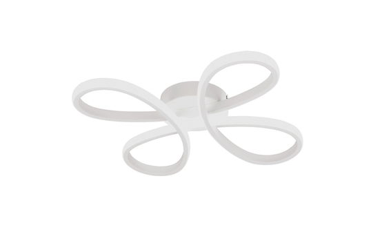 Plafoniera Fly, TRIO, 40x40x7.5 cm, 22W, 1x SMD, metal, alb mat