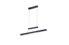 Lustra Trajan, TRIO, 150.5x6x150 cm, 45W, 1x SMD, metal, negru mat