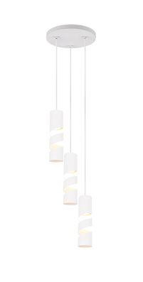 Lustra Stream, TRIO, 30x150 cm, 10W, 3x GU10, metal, alb mat