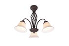 Plafoniera Rustica, TRIO, 55x42.5 cm, 40W, 3x E14, metal, maro
