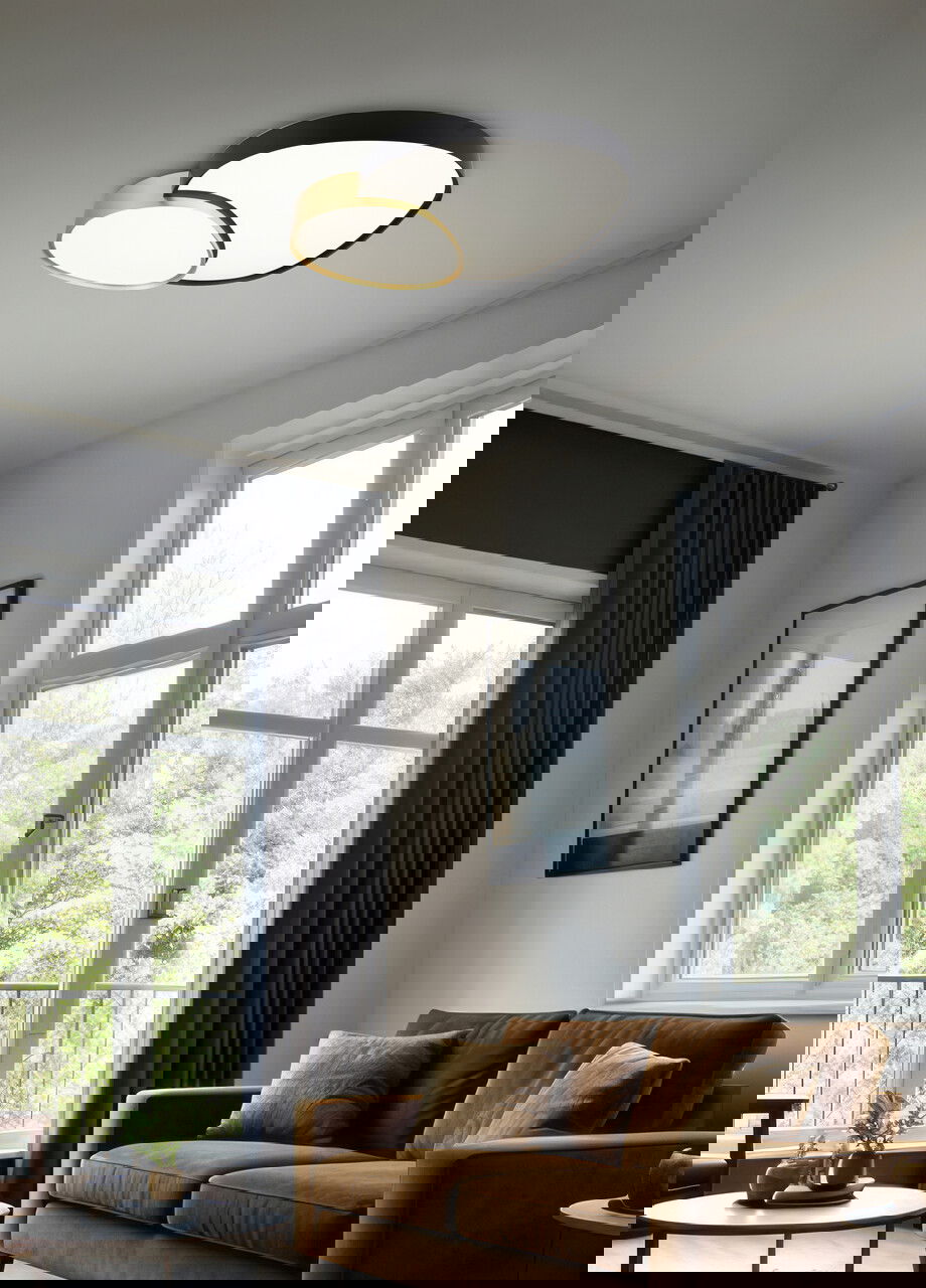 Plafoniera Rise, TRIO, 70x66x8.5 cm, 45W, 1x SMD, metal, multicolor