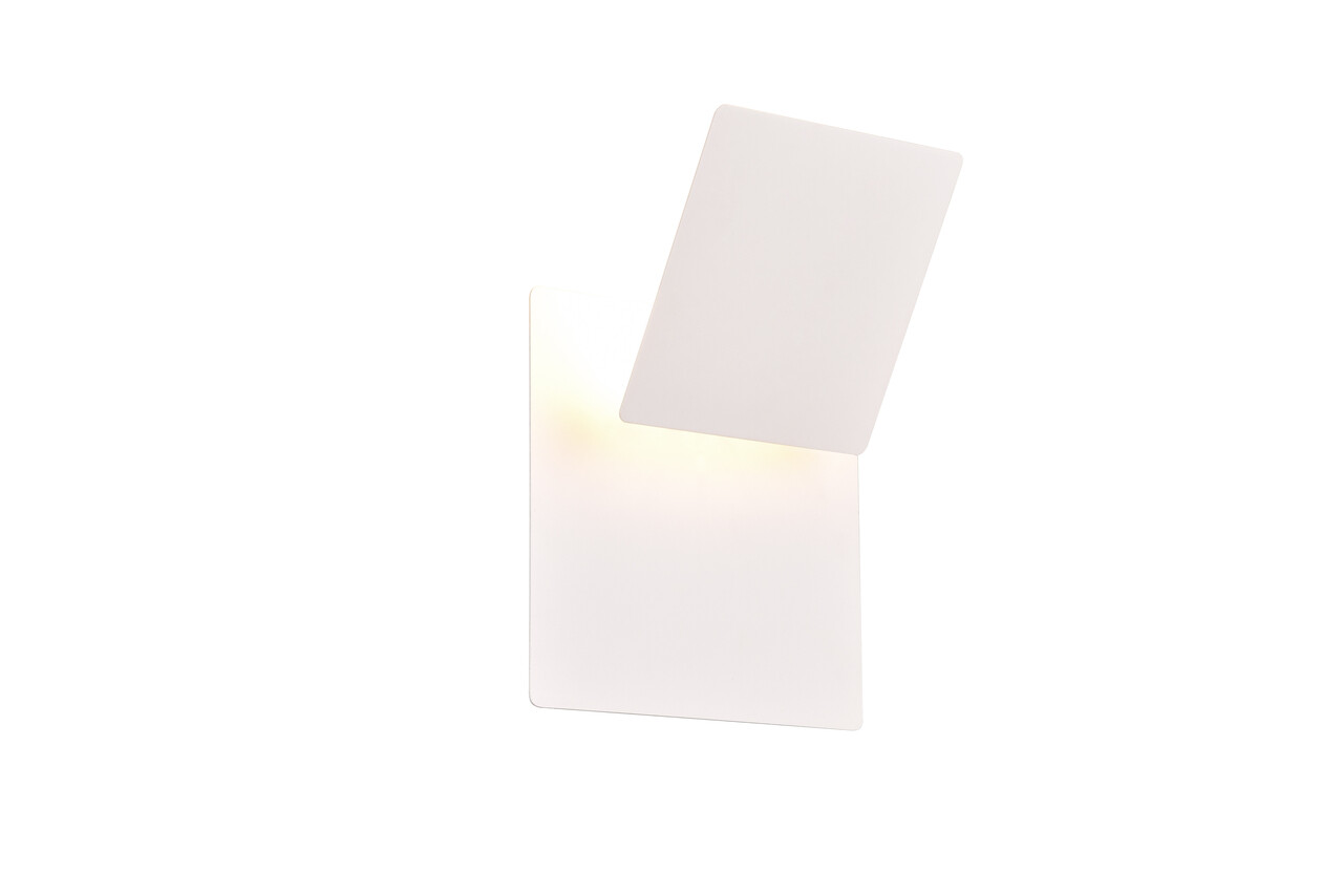 Aplica de perete Mio, TRIO, 18x6.5x18 cm, 6W, 1x SMD, metal, alb mat