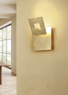 Aplica de perete Leano, TRIO, 18x6.5x18 cm, 6W, 1x SMD, metal, auriu