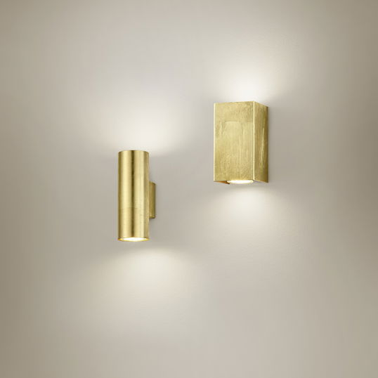 Aplica de perete Cleo, TRIO, 8x8x15 cm, 35W, 2x GU10, metal, auriu