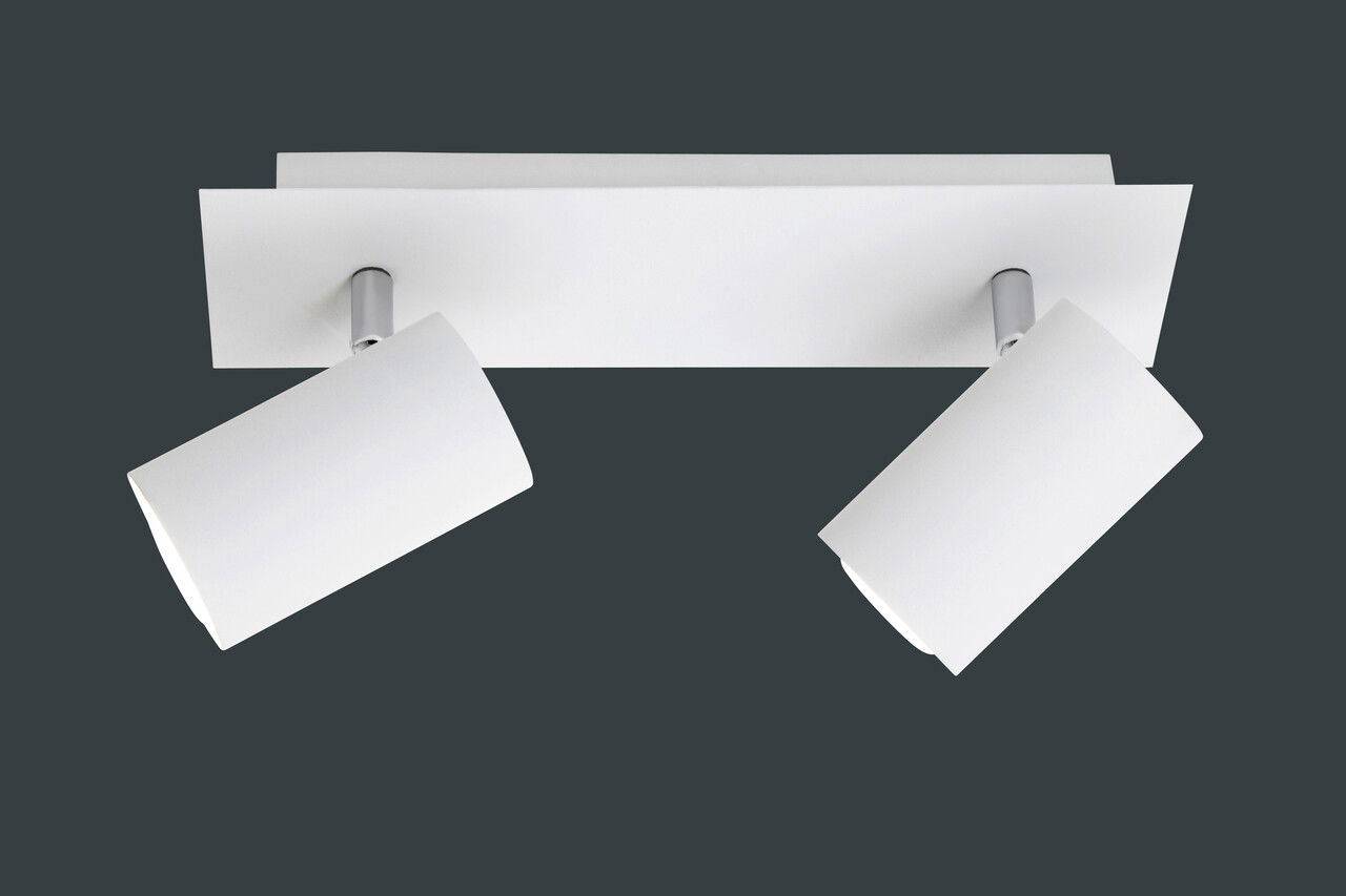 Plafoniera Marley, TRIO, 30x9x15 cm, 35W, 2x GU10, metal, alb