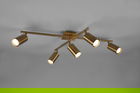 Plafoniera Marley, TRIO, 77.4x57.4x22.4 cm, 35W, 5x GU10, metal, bronz antic