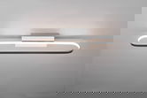 Aplica de perete Gianni, TRIO, 60x15x8 cm, 22W, 1x SMD, metal, argintiu