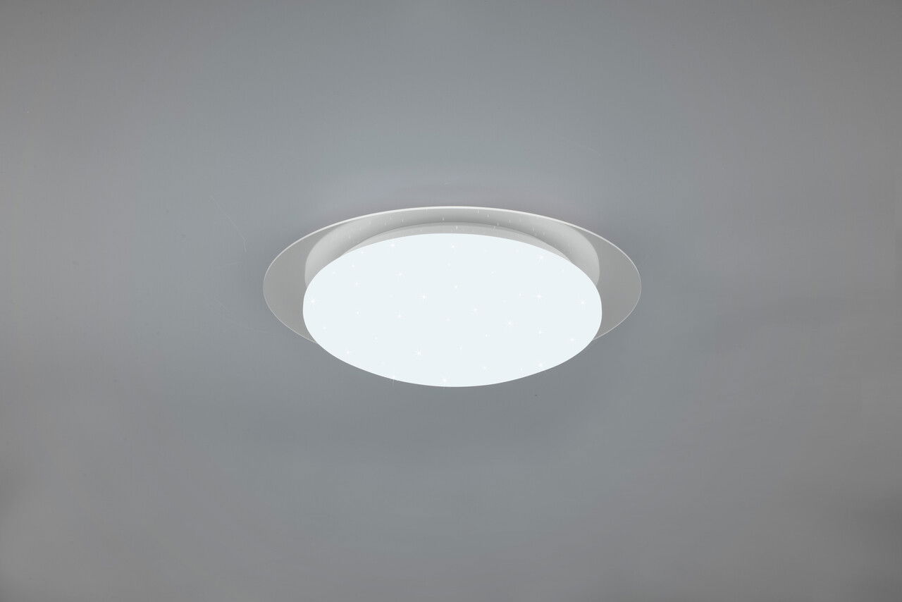 Plafoniera Frodeno, TRIO, 35x8.7 cm, 12W, 1x SMD, plastic, alb
