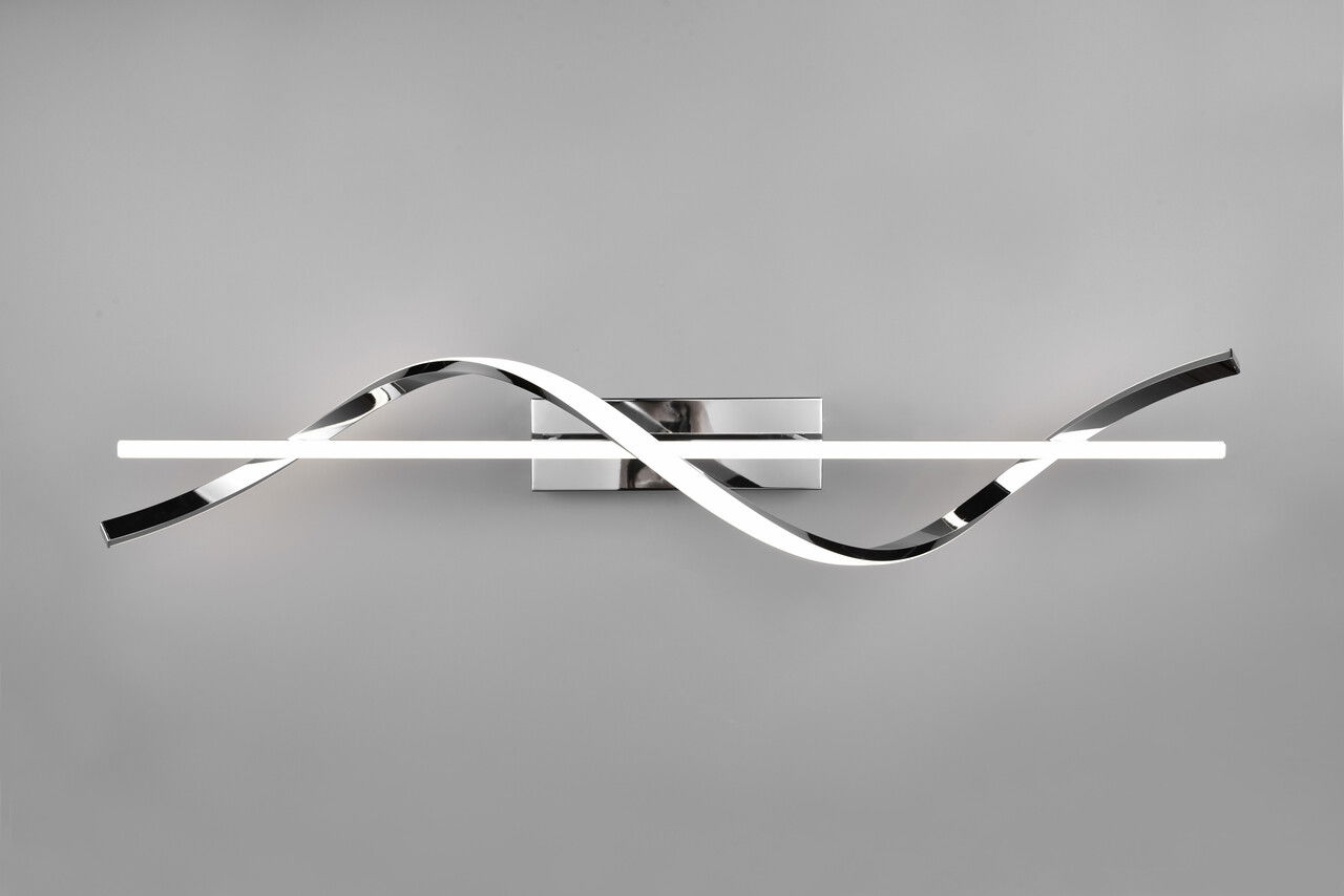 Plafoniera Isabel, RL, 100x18x25.5 cm, 26W, 1x SMD, metal, argintiu