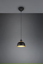 Lustra Punch, RL, 18x150 cm, 40W, 1x E27, metal, negru mat