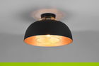 Plafoniera Punch, RL, 35x21 cm, 40W, 1x E27, metal, negru mat
