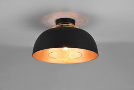 Plafoniera Punch, RL, 35x21 cm, 40W, 1x E27, metal, negru mat