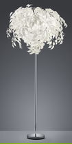 Lampadar Leavy, RL, 70x180 cm, 28W, 3x E14, metal, alb/argintiu