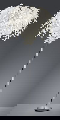 Lampadar Leavy, RL, 70x180 cm, 28W, 3x E14, metal, alb/argintiu