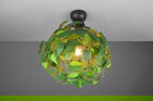 Plafoniera Leavy, RL, 38x58 cm, 28W, 1x E27, metal, verde