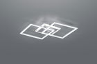 Plafoniera Venida, RL, 57.5x35.5x7.5 cm, 25W, 1x SMD, metal, gri