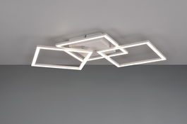 Plafoniera Trail, RL, 52.5x52.5x7 cm, 31W, 1x SMD, metal, alb mat