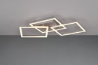 Plafoniera Trail, RL, 52.5x52.5x7 cm, 31W, 1x SMD, metal, gri