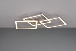 Plafoniera Trail, RL, 52.5x52.5x7 cm, 31W, 1x SMD, metal, gri