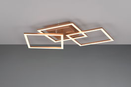 Plafoniera Trail, RL, 52.5x52.5x7 cm, 31W, 1x SMD, metal, bronz
