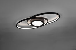 Plafoniera Galaxy, RL, 57x23x4 cm, 28W, 1x SMD, metal, negru