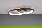 Plafoniera Malaga, RL, 57.5x30x8.5 cm, 25W, 1x SMD, metal, negru