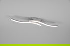 Plafoniera Route, RL, 56x9x7 cm, 5W, 2x SMD, metal, argintiu