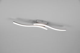 Plafoniera Route, RL, 56x9x7 cm, 5W, 2x SMD, metal, argintiu