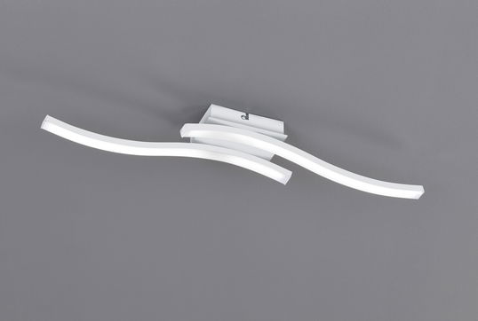 Plafoniera Route, RL, 56x9x7 cm, 5W, 2x SMD, metal, alb mat