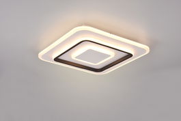 Plafoniera Jora, RL, 40x40x6 cm, 46W, 1x SMD, metal, alb mat