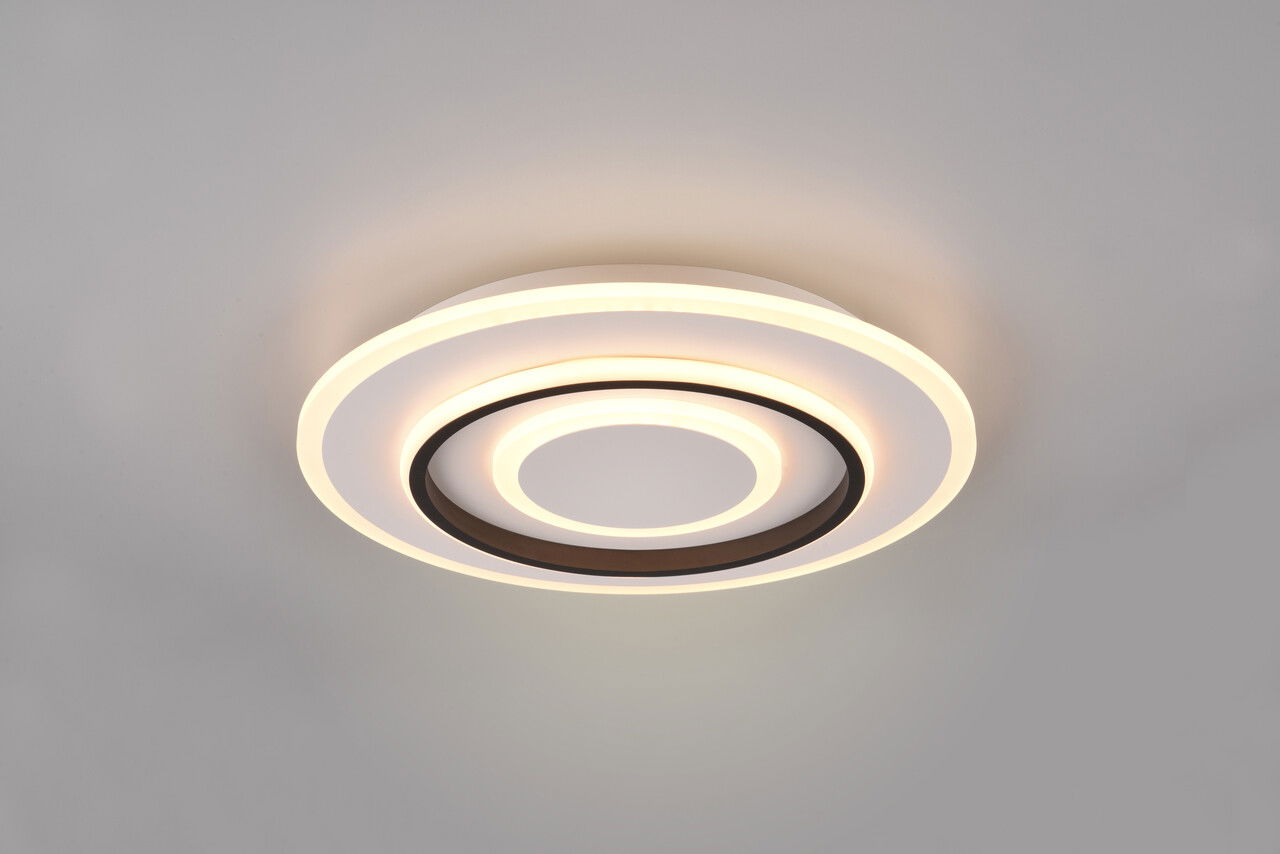 Plafoniera Jora, RL, 40x6 cm, 46W, 1x SMD, metal, alb mat