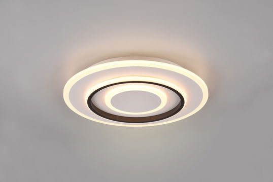 Plafoniera Jora, RL, 40x6 cm, 46W, 1x SMD, metal, alb mat