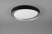 Plafoniera Zeta, RL, 48.5x7 cm, 24W, 1x SMD, plastic, negru