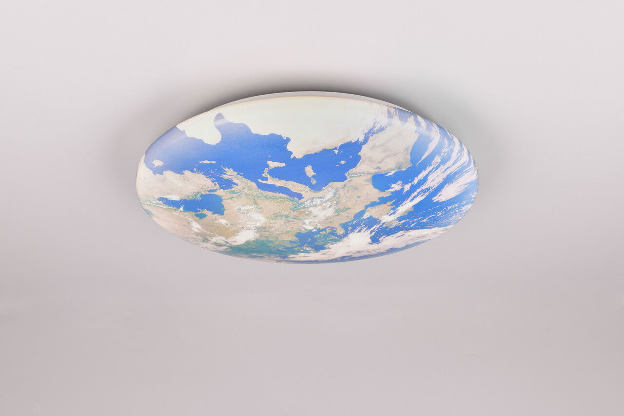 Plafoniera Terra, RL, 37x8.5 cm, 15W, 1x SMD, plastic, multicolor