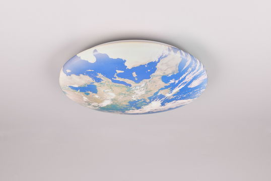 Plafoniera Terra, RL, 37x8.5 cm, 15W, 1x SMD, plastic, multicolor