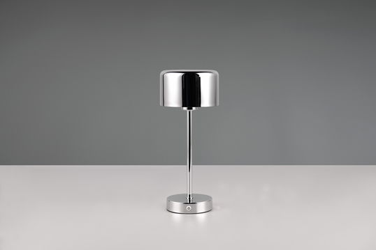 Lampa de masa Jeff, RL, 12.6x30 cm, 1.5W, 1x SMD, metal, argintiu