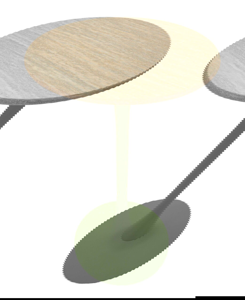 Masa de bar Alaska, Mauro Ferretti, 60x106 cm, MDF/fier, verde