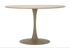 Masa dining Stockholm, Mauro Ferretti, 120x120x86 cm, MDF/fier, crem