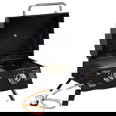 Outsunny Barbacoa Compactă și Portabilă pe Gaz cu 2 Arzătoare, Ideala pentru Camping și Picnic | Aosom Romania