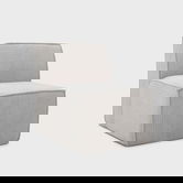 Fotoliu modular Likke, Homla, 88x73x73 cm, catifea din poliester, gri deschis