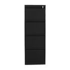 Dulap de dosare, Shelvoria, Js1022S, 47x133x62 cm, Otel, Negru